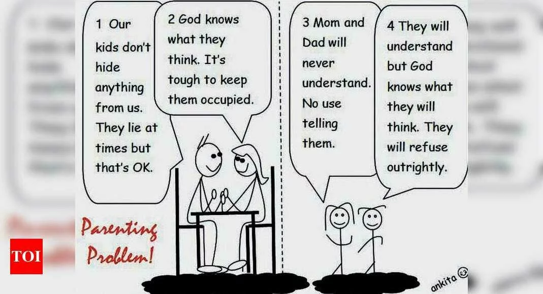 Cartoons decode parenting during lockdown | Allahabad News - Times of India