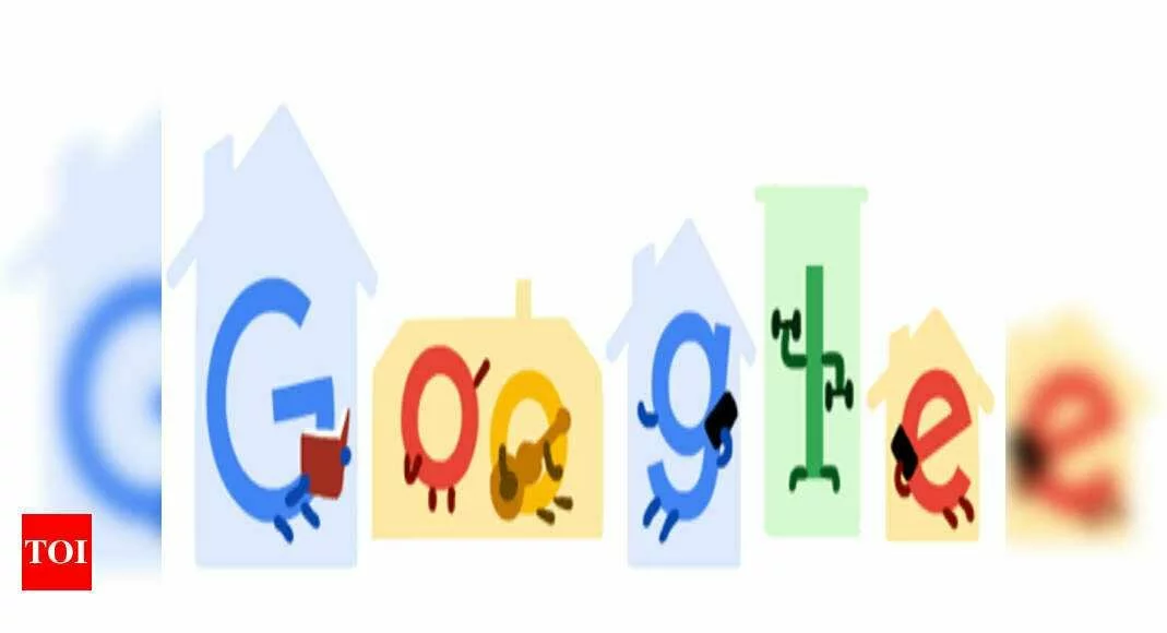 Coronavirus tips: Google Doodle urges people to save lives by staying home | India News - Times of India