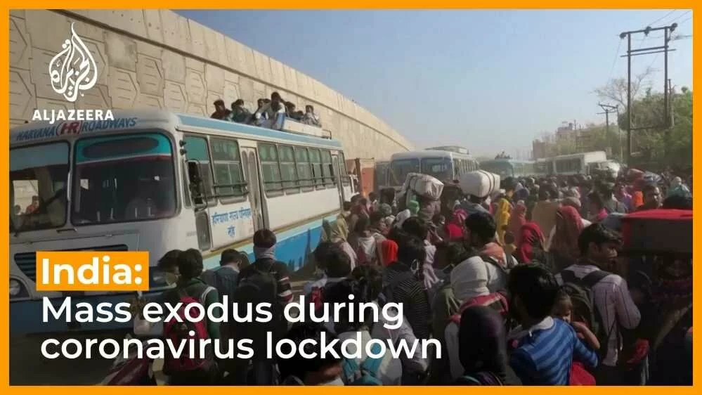 India: Coronavirus lockdown sees exodus from cities