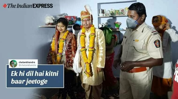 Nagpur Police personnel fill in for woman’s family at her wedding, win praise online