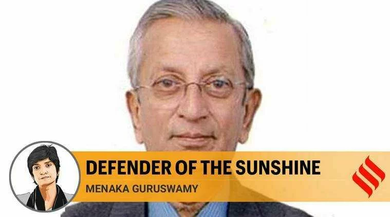 Defender of the sunshine: Ashok Desai worked to protect Constitutional freedoms.