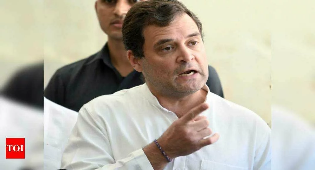  Covid-19: Rahul Gandhi asks PM Modi to devolve power, take states into confidence | India News - Times of India
