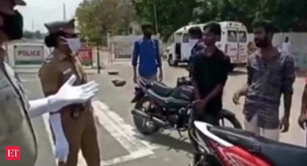 Watch: Tamil Nadu Police put lockdown violators in ambulance with fake Coronavirus patient