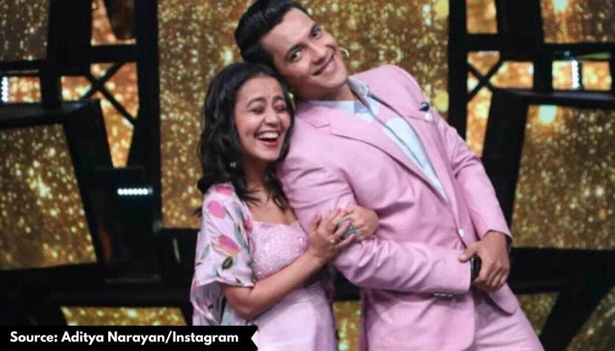 Times when Aditya Narayan made Neha Kakkar blush on the sets on Indian Idol 11 - Republic World