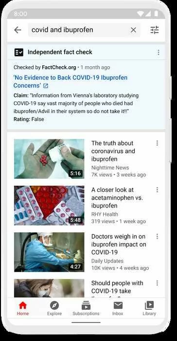 YouTube brings fact check panels whe searching to the US - 9to5Google