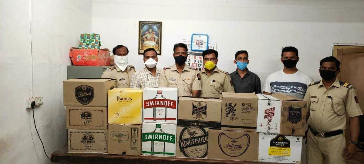 Liquor worth Rs 1.3 lakh seized in Navi Mumbai amid coronavirus lockdown