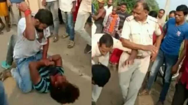 Bihar: Mob chants Jai Shri Ram, brutally thrashes Bhabua ward councilor's son in front of police for killing man