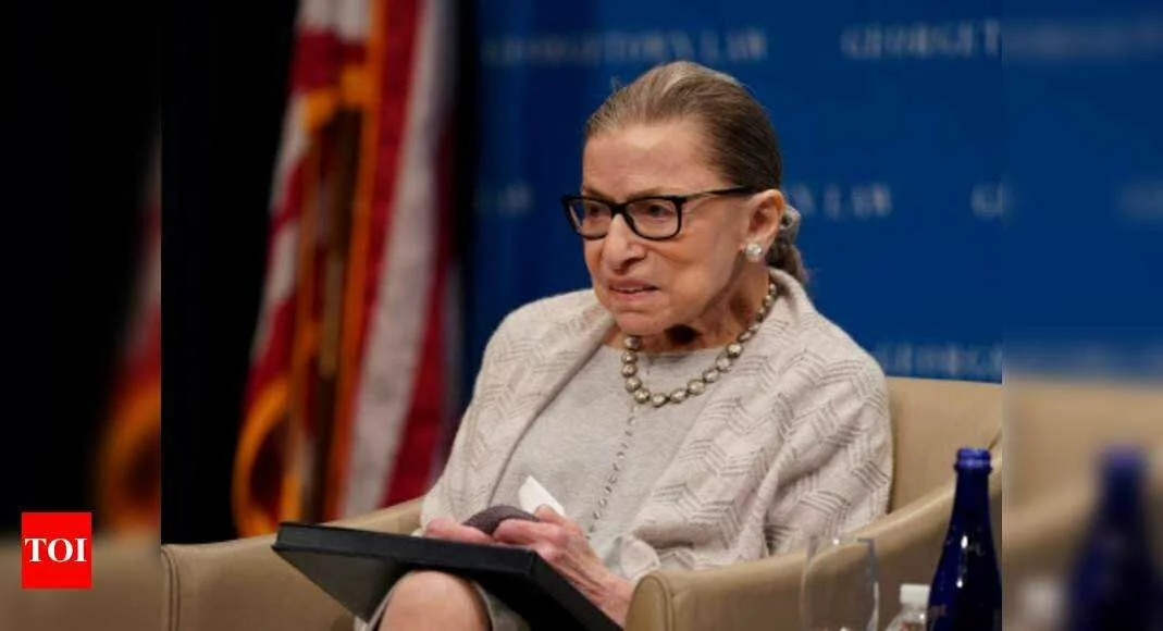 US Supreme Court justice Ginsburg hospitalized for gallbladder infection - Times of India